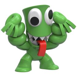 RAINBOW FRIENDS – Green Action Figure (5 Tall Posable Figure, Series 1)