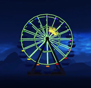 The Ferris Wheel seen in The Lobby.