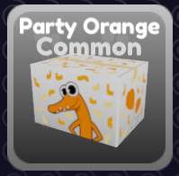 Orange Rainbow Friends Pinata