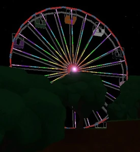 Old Blue's Ferris Wheel as seen in the intro of Chapter 1.