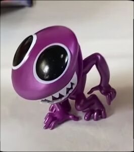 The Rare Version Of The Purple Mini Figure