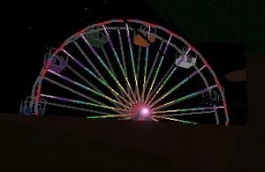 Old Blue's Ferris Wheel as seen in the ending of Chapter 1.