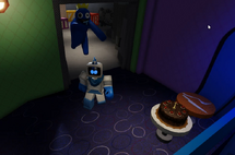 A player, trapped behind the exit door with blue on the other side, able to pass through.png