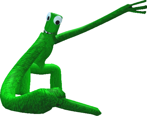 GREEN FROM RAINBOW FRIENDS - ROBLOX. ARTICULATED MONSTER. ST