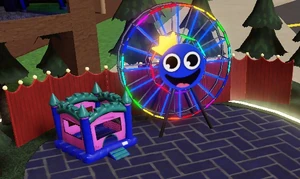 Blue's Ferris Wheel as seen in the lobby of Chapter 1.