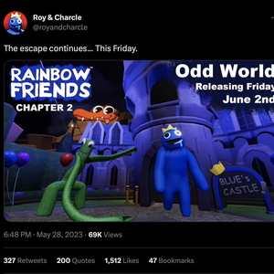 SFM] BLUE - Rainbow Friends Animated Song