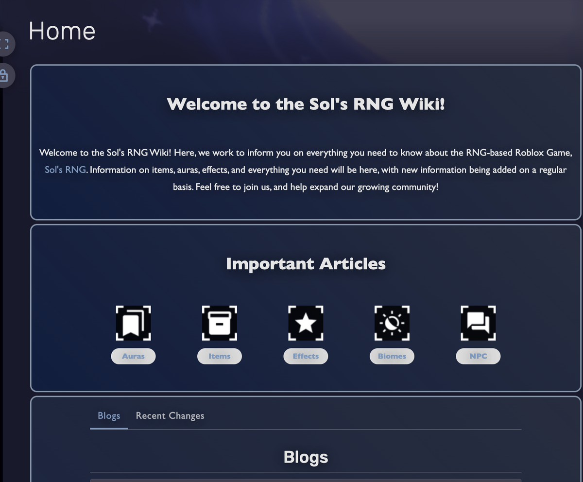 Sol's RNG Wiki | The Wiki Wiki | Fandom