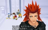 Axel vs. Sora, Donald y Goofy