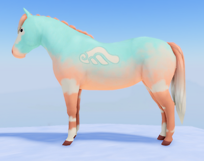 Wild Horse Islands Roblox Limited Valentine's '23 Paint Horse (Read Desc.)