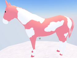 Wild Horse Islands Roblox Limited Valentine's '23 Paint Horse (Read Desc.)