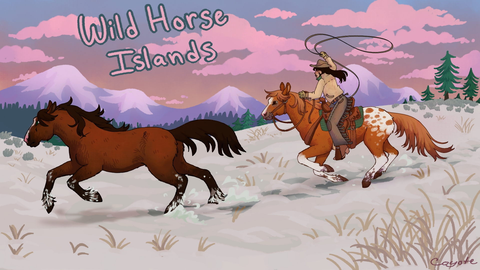 Locais onde pode aparecer o cavalo frísio!, Wild Horse Islands