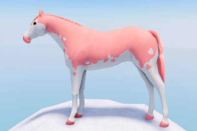 Wild Horse Islands Roblox Limited Valentine's '23 Paint Horse (Read Desc.)