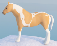 Pearl Sabino Clydesdale Wild Horse Islands (Download Now) 