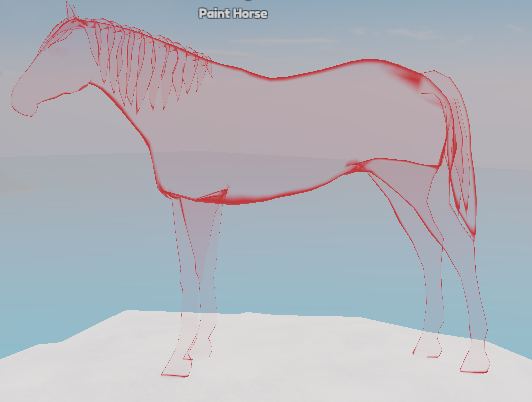 Wild Horse Islands Roblox Limited Valentine's '23 Paint Horse (Read Desc.)