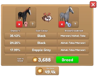 Wild Horse Islands – Cavallo Da Fiordo Prismatico IUH – Roblox