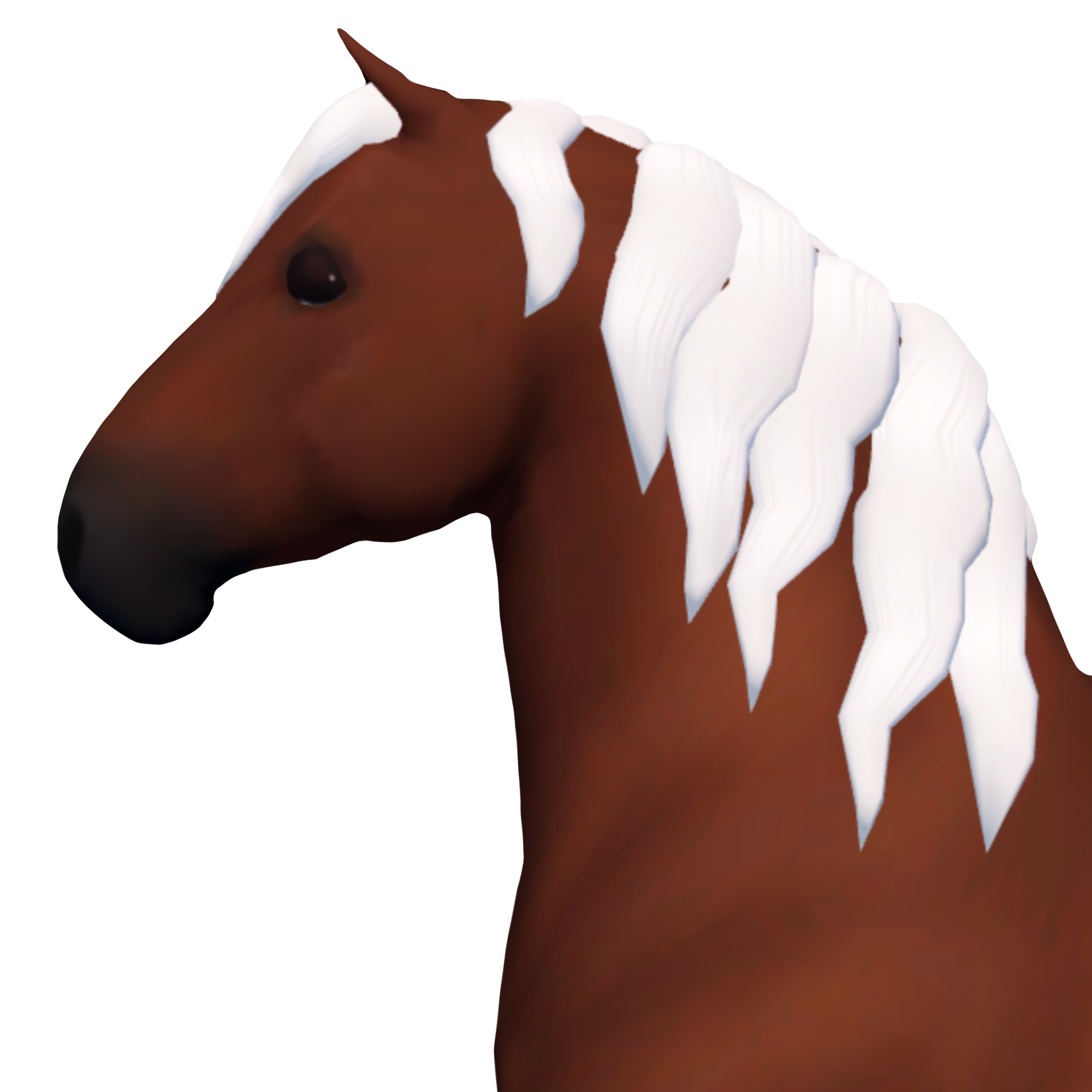 Wild horse island Roblox Friesian horse in 2023