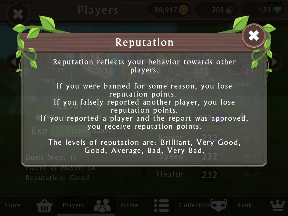 Reputation WildCraft Wiki Fandom