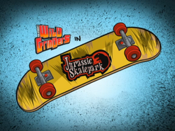 Jurassic Skatepark Title Card