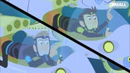 The Kratt brothers in split-screen mode