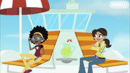 The Kratt brothers can barely be seen in the lemonade