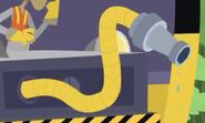 Paver’s Extended Robotic Arm with an Hose Attachment