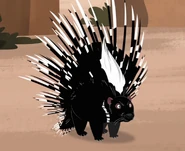 African Crested Porcupine.png (1,000 KB) African Crested Porcupine (Hystrix cristata)