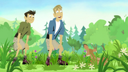 The Kratt brothers finding Buckaroo for the first time