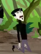 Zach screaming