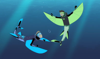 Flying Fish Power | Wild Kratts Wiki | Fandom