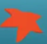 Red Cushion Sea Star (Oreaster reticulatus)