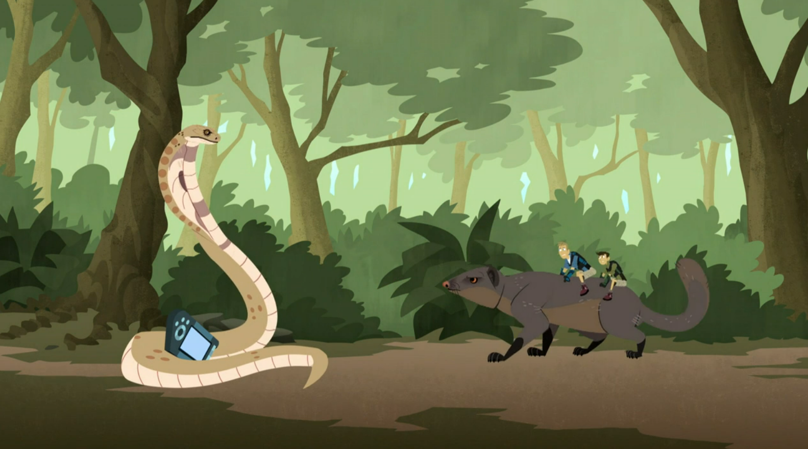 cartoon mongoose vs cobra