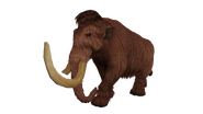 Test render of the Woolly Mammoth with brown tusks (dark variant)