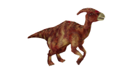 Test render of the male Parasaurolophus (spotted variant)