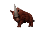 Test render of the Elasmotherium (red variant)