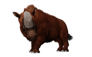 Test render of the Elasmotherium (brown variant)