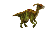 Test render of the female Parasaurolophus (spotted variant)