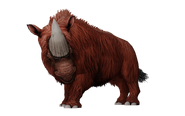 Test render of the Elasmotherium (red variant)