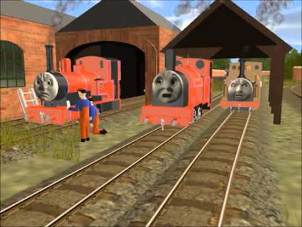 My New Johnson the red engine reskin for Trainz by