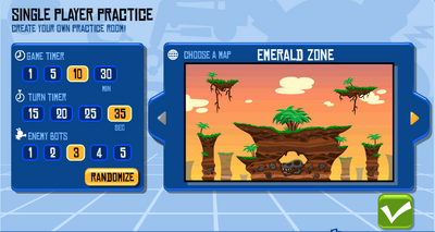 A randomized practice mode