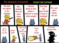 Naruto gets toasted!