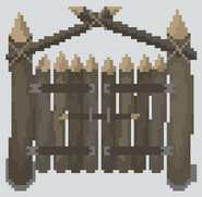 Old unclaimed gate