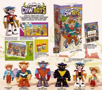 Wild West C.O.W. Boys of Moo Mesa Complete Art Kit