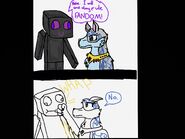 So, Fandom the enderman's (OC by Kclar) has annoyed Aurora. In return, she decides to shut him up.