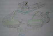 Manually-drawn art of Siege Tank Dr. Creepy