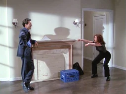 Playing the "Guess where all my stuff's gonna go?" game.