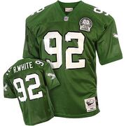 Mitchell And Ness Philadelphia Eagles 92 Reggie White Green Team Color Replica Throwback NFL Jersey