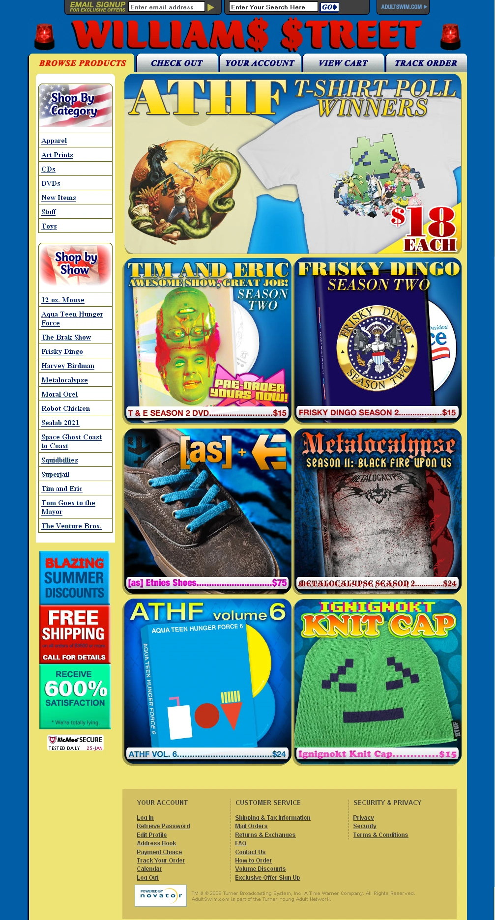 Williams Street Shop Williams Street Wiki Fandom