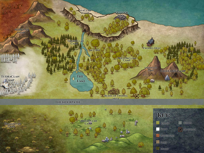 Map of the Clans  WillowClan Roleplay Wiki  Fandom