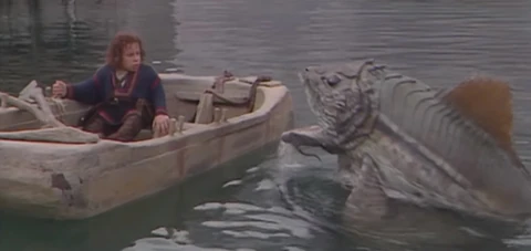 Fish Boy fully transformed