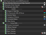 Teamspeak channels
